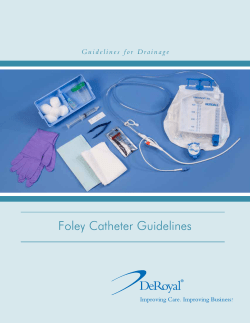 Foley Catheter Guidelines