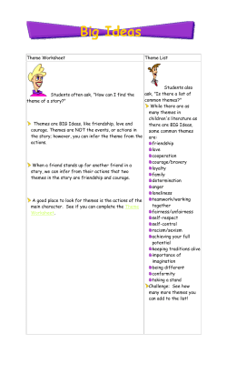 Theme Worksheet