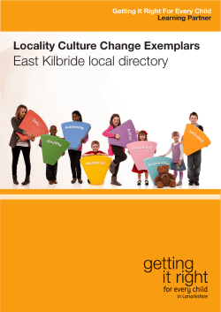 Item 7d East Kilbride local directory