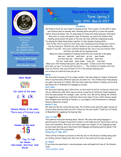 Nursery 24.03.17 - Masefield Primary School