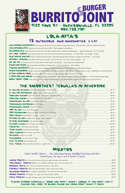 LOLA-RITA`S - Lola`s Burrito Joint