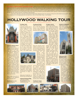 HOLLYWOOD WALKING TOUR