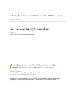 Federalism and the Eighth Amendment