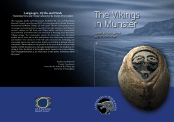 The Vikings in Munster - Languages, Myths and Finds