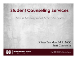 Counseling Office How to Refer Students