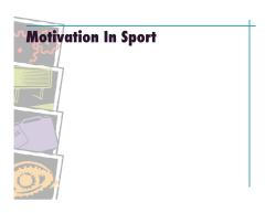 Motivation In Sport