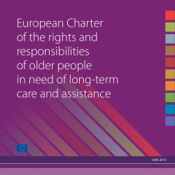 European Charter of the rights and responsibilities of