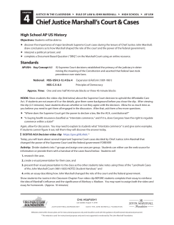 AP USH - Justice in the Classroom