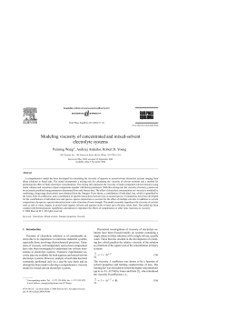 Modeling viscosity of concentrated and mixed