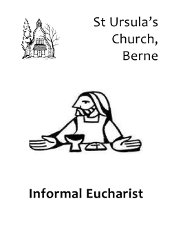 Informal Eucharist 2011 - St Ursula`s Church, Berne