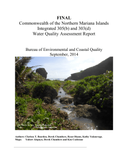 2014 Integrated Report - Division of Environmental Quality