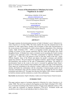 Napoleon in Al-Azhar - UKM Journal Article Repository
