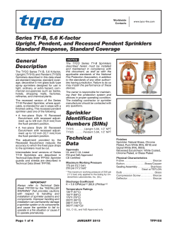ty-315 &ndash; 325 sprinklers
