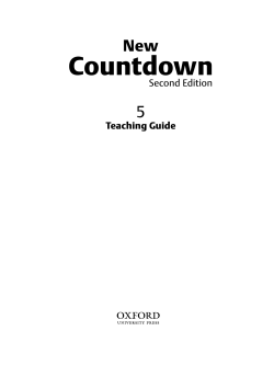 Teaching Guide 5 - Oxford University Press