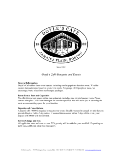 Doyle`s Caf&eacute; Banquets and Events