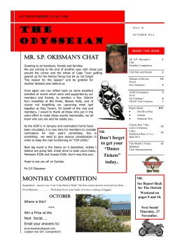 to read newsletter. - Odysseus Western Cape South Africa