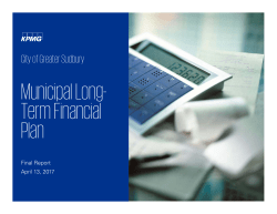 Long-Term Financial Plan