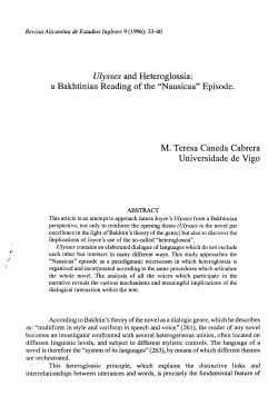 Ulysses and Heteroglossia