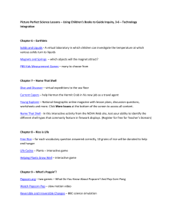 Picture Perfect Science Lessons - Suffolk Teaching Activities