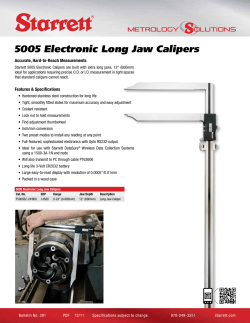 5005 Electronic Long Jaw Calipers