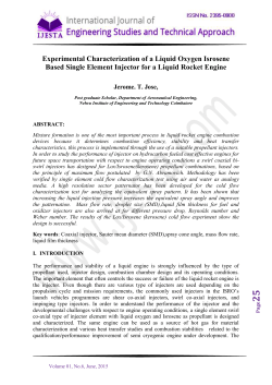 Experimental Characterization of a Liquid Oxygen Isrosene Based