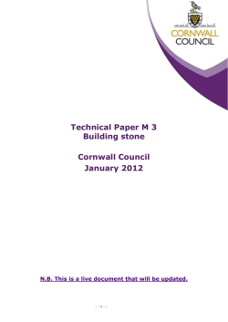 Mineral Production: Building Stone