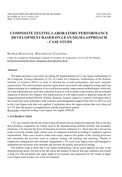 coMPosite testinG LaBoratorY PerforMance DeveLoPMent BaseD