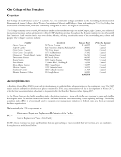 City College of San Francisco Overview Accomplishments
