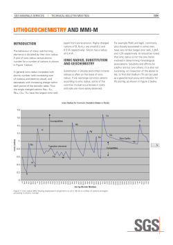 lithogeochemistry and mmi-m