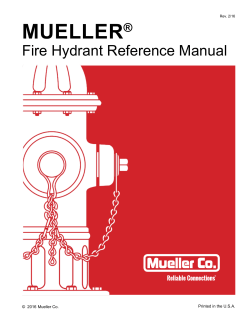 Fire Hydrant Reference Manual
