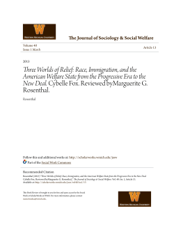 Three Worlds of Relief: Race, Immigration, and the American