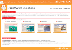 The Weekly Four Questions Issue 350