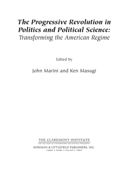 Marbury v. Madison and the Progressive Transformation of Judicial