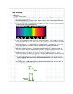 Lab 6: Microscopy - Instructional Physics Lab