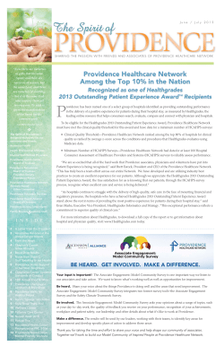 Providence Healthcare Network Among the Top 10