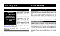 Fall Film Dates October is Shakespearian! 2013