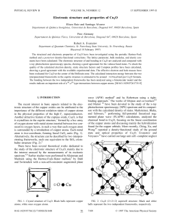 Electronic structure and properties of Cu2O