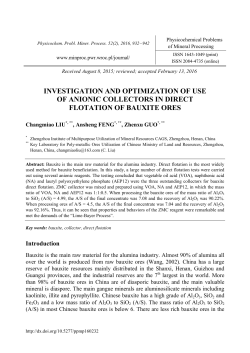 Investigation and optimization of use of anionic collectors in direct