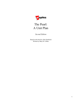 The Pearl: A Unit Plan