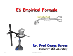 E6 Empirical Formula