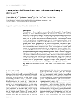 A comparison of different cluster mass estimates: consistency or