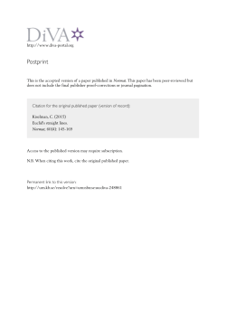 Euclid`s straight lines