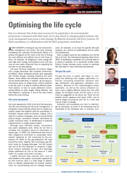 Optimising the life cycle