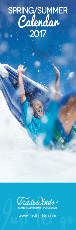 Calendar - TradeWinds Island Resorts