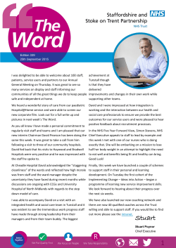 September 25 2015 - Staffordshire and Stoke-On