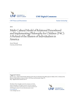 Multi-Cultural Model of Relational Personhood and Implementing