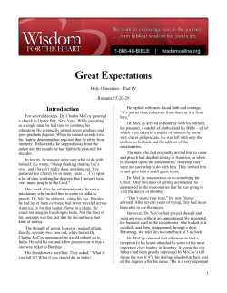 Transcript - Wisdom for the Heart