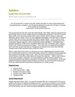 English 423 Syllabus