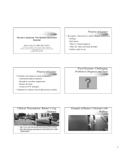 Handout 1 - California Physical Therapy Association