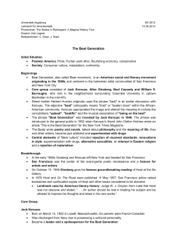 Handout_Beat Generation